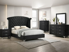 Load image into Gallery viewer, Crown Mark Furniture Lucinda 5 Drawer Chest in Black