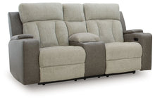 Load image into Gallery viewer, WhipLash - Power Reclining Loveseat With Console / Adj Headrest - Sisal