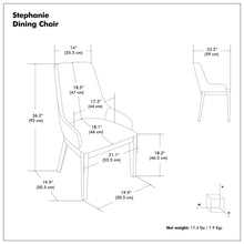 Load image into Gallery viewer, Stephanie - Upholstered Dining Chair (Set of 2)