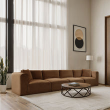 Load image into Gallery viewer, Shaggy - Fabric 4 Seat Modular Sofa