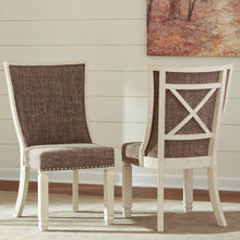 Load image into Gallery viewer, Bolanburg - Dining UPH Side Chair (Set of 2) - Lattice Back - Brown / Beige
