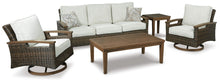 Load image into Gallery viewer, Paradise Trail - Sofa with Cushion - Medium Brown