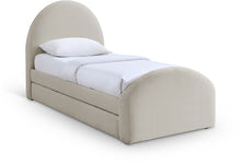 Load image into Gallery viewer, Andaz - Chenille Fabric Upholstered Trundle Bed