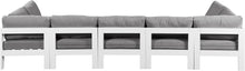 Load image into Gallery viewer, Nizuc - Outdoor Patio 7 Piece Modular Sectional With White Frame