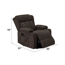 Load image into Gallery viewer, Lusio - Power Motion Recliner With Lift & Cup Holder - Brown