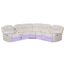 Load image into Gallery viewer, Challenger - Recliner Sectional Sofa, Built In USB, C Ports & Bluetooth