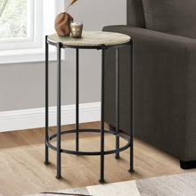 Load image into Gallery viewer, Round Accent Table For Living Room - Black