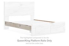 Load image into Gallery viewer, Lawroy - Queen/King Platform Rails - Light Natural