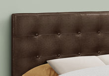 Load image into Gallery viewer, Full Size, Bed Headboard Only, Upholstered, Transitional - Brown
