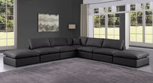 Load image into Gallery viewer, Comfy - 7 Piece Faux Leather Modular Corner Sectional