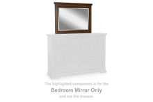 Load image into Gallery viewer, Taffenbrook - Bedroom Mirror - Medium Brown