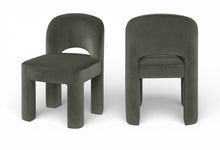 Load image into Gallery viewer, Celine - Velvet Performance Fabric Upholstered Dining Chair (Set of 2)