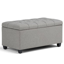 Load image into Gallery viewer, Sienna - Upholstered Storage Ottoman Bench