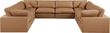Load image into Gallery viewer, Comfy - 8 Piece Faux Leather Modular Sectional