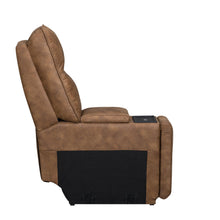 Load image into Gallery viewer, Kyra - Storage Console With Speakers - Saddle