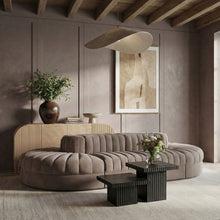 Load image into Gallery viewer, Rummi - Oval Velvet Performance Fabric Upholstered 8 Piece Modular Sectional