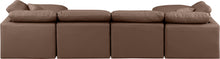 Load image into Gallery viewer, Indulge - Faux Leather 6 Piece Modular Double Chaise Sectional
