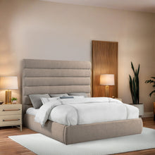 Load image into Gallery viewer, Adam - Linen Fabric Bed With 70.5" Headboard