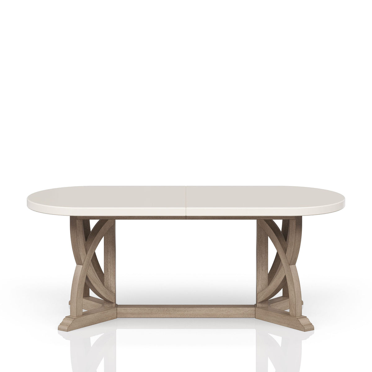 Citrus Heights - Trestle Table - Cement / Sand