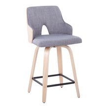 Load image into Gallery viewer, Stella - Contemporary Fixed Height Counter Stool With Swivel Square Footrest (Set of 2)