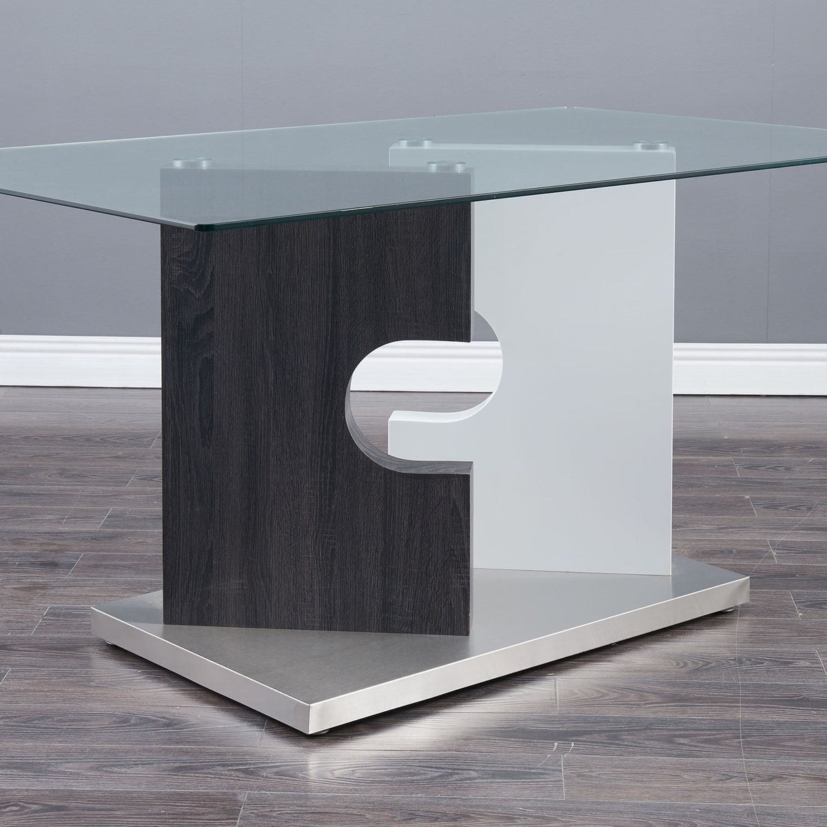 Iris - Dining Table - Gray