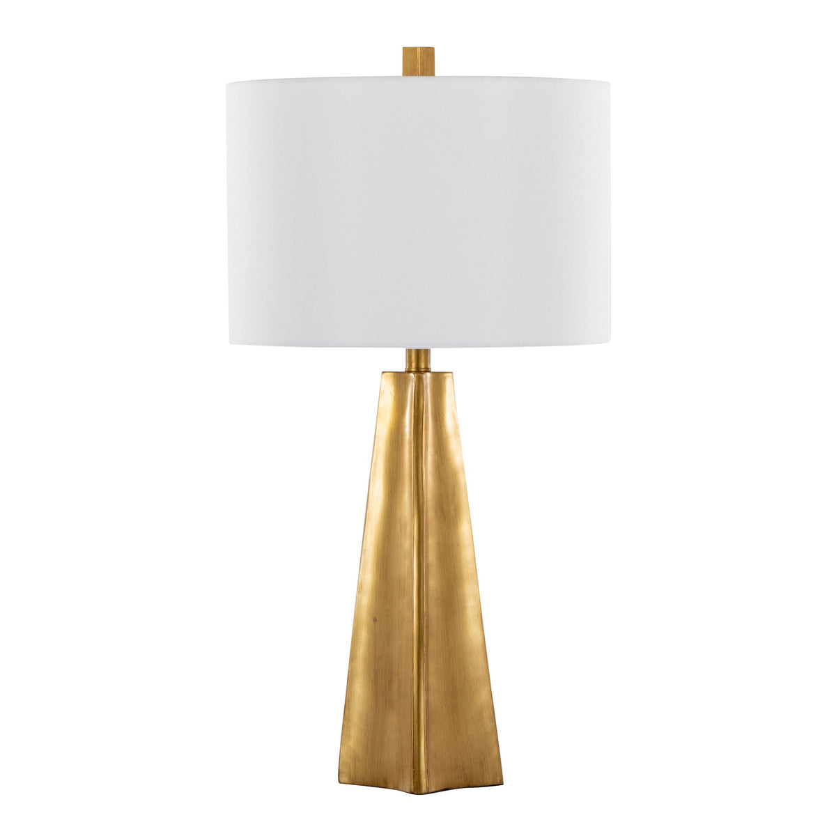 Pompeii - Contemporary Table Lamp - Gold / White - Ego Home Furniture