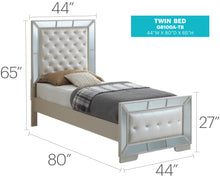 Load image into Gallery viewer, Stylish Contemporary Bed With Minimalist Design