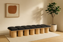 Load image into Gallery viewer, Pavilion - 14 Piece Modular Bench With Natural Base