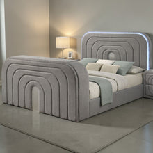 Load image into Gallery viewer, Shelyn - Bed With LED, TV Stand, Fireplace & Bluetooth
