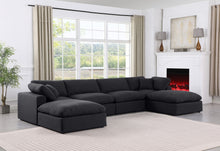 Load image into Gallery viewer, Comfy - 6 Piece Linen Modular Double Chaise Sectional