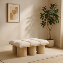 Load image into Gallery viewer, Pavilion - 6 Piece Modular Bench With Natural Base