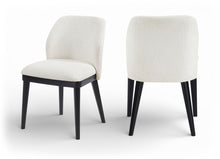 Load image into Gallery viewer, Valeo - Linen Textured Fabric Upholstered Dining Chair (Set of 2) - Painted Black Base