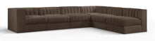 Load image into Gallery viewer, Rummi - Velvet Performance Fabric Upholstered 6 Piece Modular Sectional