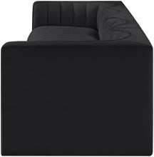 Load image into Gallery viewer, Rummi - Velvet Performance Fabric Upholstered 4 Piece Modular Sofa