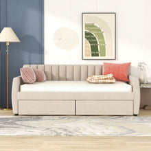 Load image into Gallery viewer, Upholstered Daybed With Slat Support