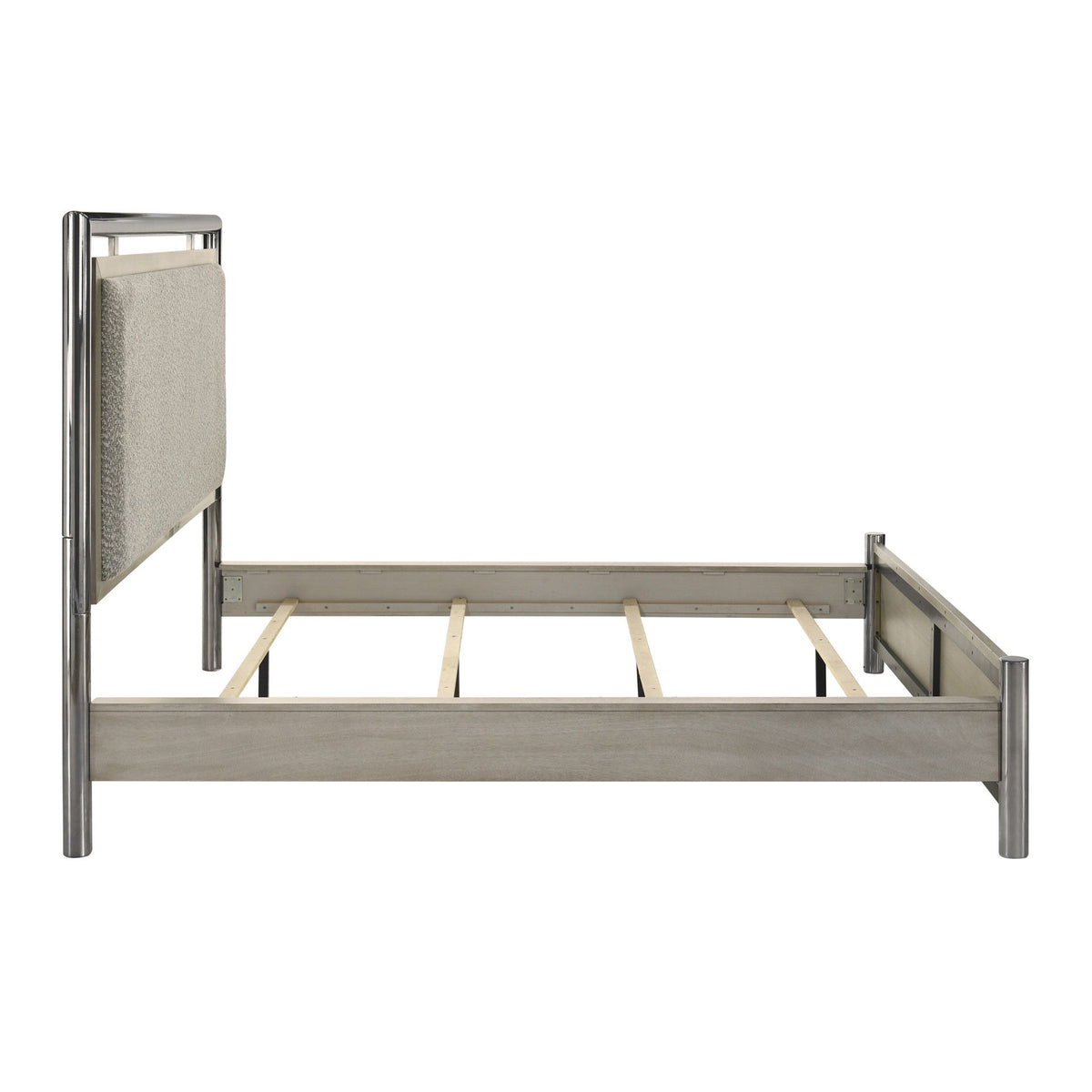 Lennox - Eastern King / Queen Panel Side Rails - Gray