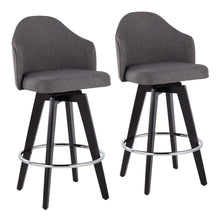 Load image into Gallery viewer, Ahoy - Contemporary Fixed Height Counter Stool With Round Footrest (Set of 2)