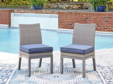 Load image into Gallery viewer, Half Moon Beach - Side Chair With Cushion (Set of 2) - Blue / Gray