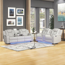 Load image into Gallery viewer, Benz - LED & Power Recliner With Adjustable Headrests And Ambient LED Lighting