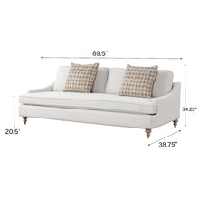 Load image into Gallery viewer, Sofa Single Reverable Cushion With 2 Pillows - Off White