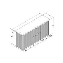 Load image into Gallery viewer, Donnie - Storage Buffet - Natural