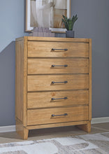 Load image into Gallery viewer, Sherbana - Five Drawer Chest - Light Brown