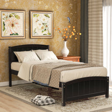 Load image into Gallery viewer, Platform Bed & Headboard, Footboard And Wood Slat Support