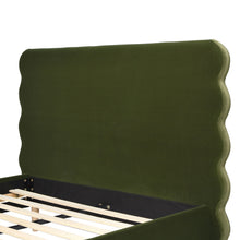 Load image into Gallery viewer, Stockholm - Modern Wavy Headboard Platform Bed