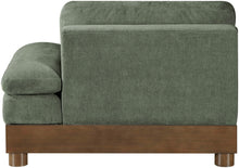 Load image into Gallery viewer, Turin - Chenille Fabric Upholstered Modular Arm Chair - Walnut Base