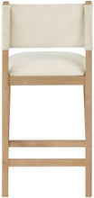 Load image into Gallery viewer, Avon - Linen Textured Performance Fabric Upholstered Counter Stool
