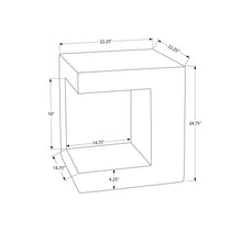 Load image into Gallery viewer, Contemporary Square Accent Table Indoor / Outdoor