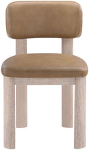 Load image into Gallery viewer, Paloma - Vegan Leather Upholstered Dining Chair (Set of 2) - Tan / Rich Natural