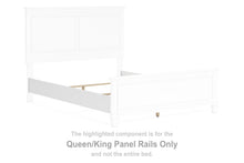 Load image into Gallery viewer, Fortman - Queen/King Panel Rails - White