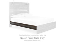 Load image into Gallery viewer, Drystan - Queen Panel Rails - Brown / Beige